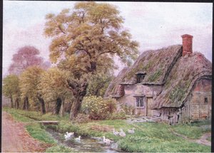 The Brook, Steventon, från The Cottages and the Village Life of Rural England publicerad av Dent & Sons Limited, 1912